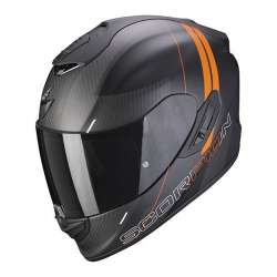 Casque Intégral Scorpion EXO-1400 AIR CARBON DRIK Noir Mat-Orange