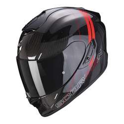 Casque Intégral Scorpion EXO-1400 AIR CARBON DRIK Noir-Rouge