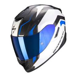 Casque Intégral Scorpion EXO-1400 AIR FORTUNA Blanc-Bleu