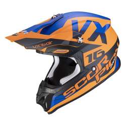 SCORPION VX-16 Air X-TURN Orange matt-blau