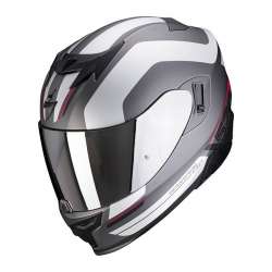 Casque Intégral Scorpion EXO-520 LEMANS Air Gris Mat-Rouge