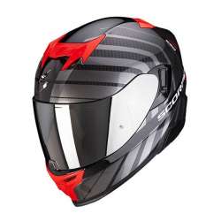 SCORPION EXO-520 SHADE Air Schwarz-Rot