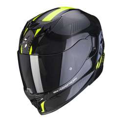 Casque Intégral Scorpion EXO-520 LATEN Air Noir-Jaune Fluo