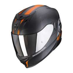 Casque Intégral Scorpion EXO-520 LATEN Air Noir Mat-Orange