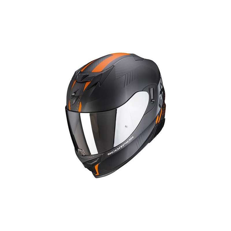 Casque Intégral Scorpion EXO-520 LATEN Air Noir Mat-Orange