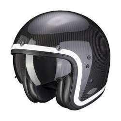 Casque Jet Scorpion BELFAST CARBON LOFTY Blanc