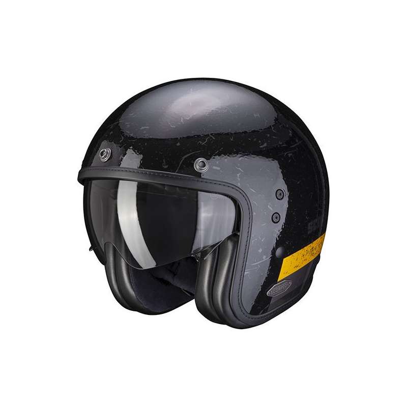 Casque Jet Scorpion BELFAST SHIFT Noir-Or