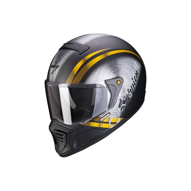Casque Intégral Scorpion EXO-HX1 OHNO Noir Mat-Or Casque Intégral Scorpion EXO-HX1 OHNO Noir Mat-Or
