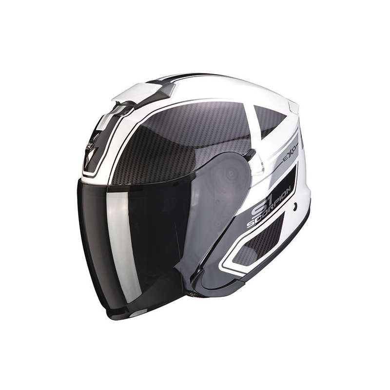 Casque Jet Scorpion EXO-S1 GRAVITY Noir-Argent