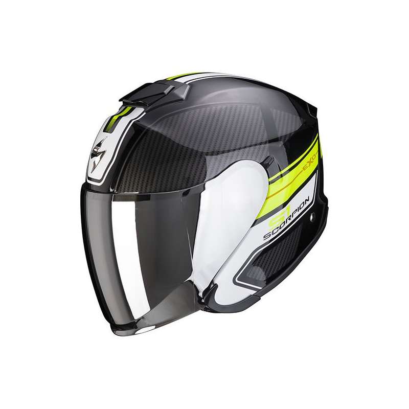 Casque Jet Scorpion EXO-S1 CROSS-VILLE Noir-Jaune Fluo