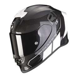 Casque Intégral Scorpion EXO-R1 CARBON AIR CORPUS II Noir mat-Blanc