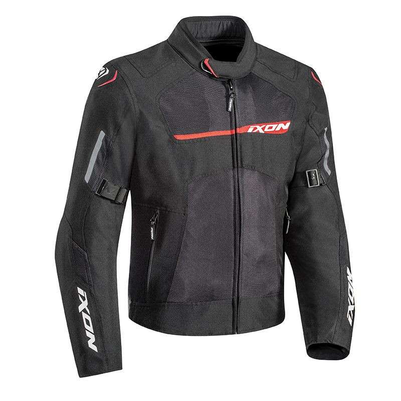 IXON RAPTOR Blouson Convertible 3 en 1 Noir-Rouge