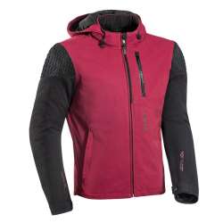 IXON BRIXTON Jacke Bordeaux-Schwarz