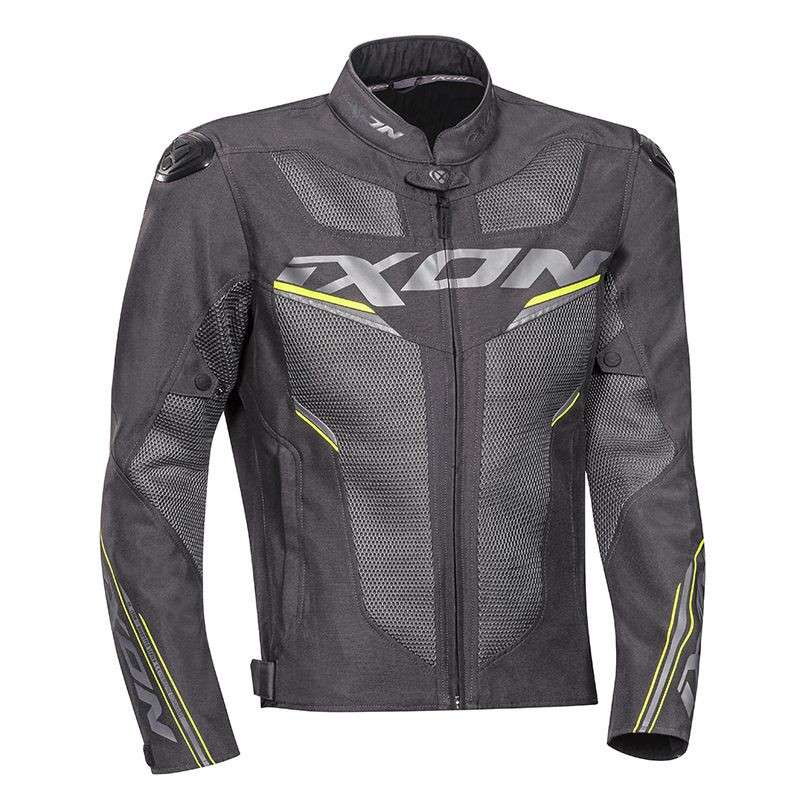 IXON DRACO Veste Ventilé Anthracite-Gris-Jaune Vif