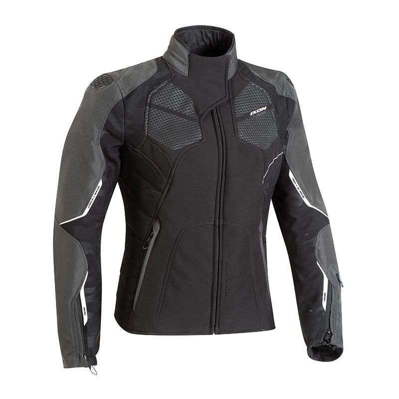 IXON CELL LADY Veste Noir-Anthracite-Blanc