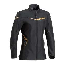 IXON SLASH LADY Veste Textile Noir-Or