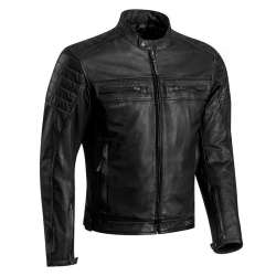 IXON TORQUE Lederjacke Schwarz