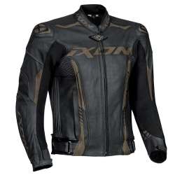 IXON VORTEX 2 Lederjacke Schwarz