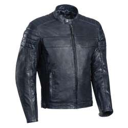 IXON SPARK Veste Cuir Navy