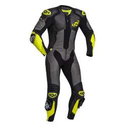 IXON VENDETTA EVO Combinaison Noir-Anthracite-Jaune Vif