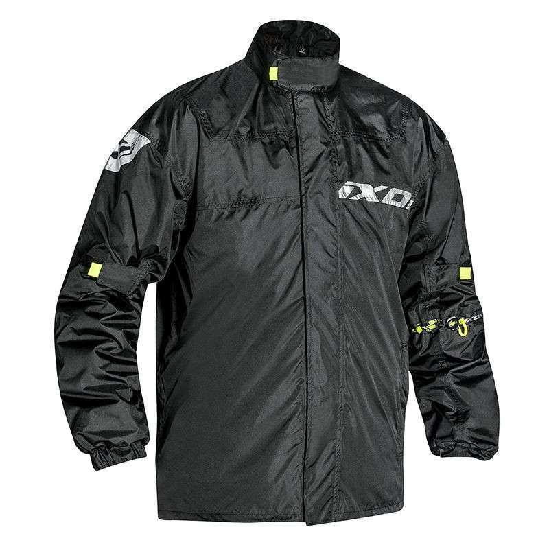 IXON MADDEN Regenjacke Schwarz-Neongelb