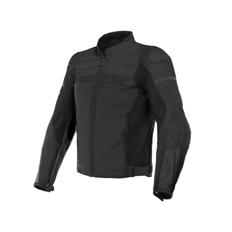 DAINESE Lederjacke perf. AGILE schwarz matt