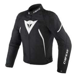 DAINESE TEX Jacke AVRO D2 schwarz-weiss