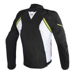 VESTE DAINESE TEX AVRO noir-blanc-jaune fluo