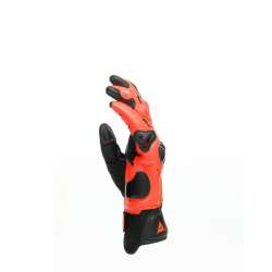 DAINESE Handschuhe CARBON 3 kurz schwarz-fluo rot