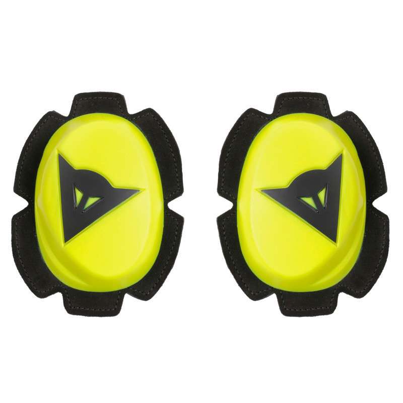 Protecteur genou PISTA jaune fluo-noir N