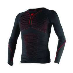 DAINESE Funktionsshirt LS D-CORE schwarz-rot