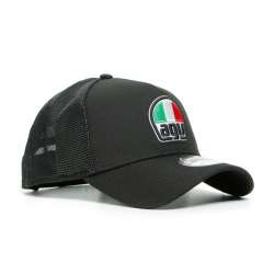 Casquette AGV 9FORTY TRUCKER SNAPBACK noir N