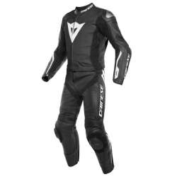 DAINESE D-AIR Lederkombi 2-tlg. AVRO schwarz-schwarz-weiss