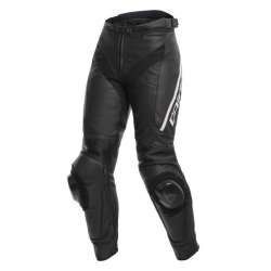 DAINESE Damen Lederhose DELTA 3 schwarz-schwarz-weiss