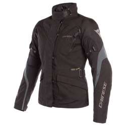 DAINESE Damen D-DRY Jacke TEMPEST 2 schwarz-grau