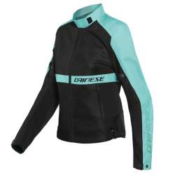 Veste Dainese RIBELLE AIR TEX -Lady noir-turquoise