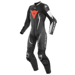 Combinaison Dainese Misano 2 D-Air Racing lady- 1 pc  noir-blanc