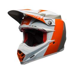 Casque BELL Moto-9 Flex Division White/Orange/Sand