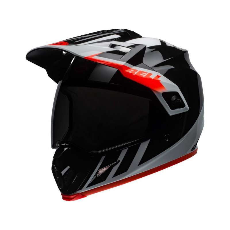 Helm BELL MX-9 Adventure Mips Dash Gloss Black/White/Orange
