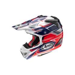 Casque Cross Arai Mx-V Rouge & Bleu