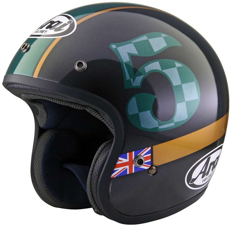 Casque Jet Arai Freew Classic Vert & Noir