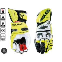 Gants Five RFX Race White / Fluo Yellow