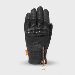 Gants Femme RACER BELLA 3 Cuir D3O® Noir