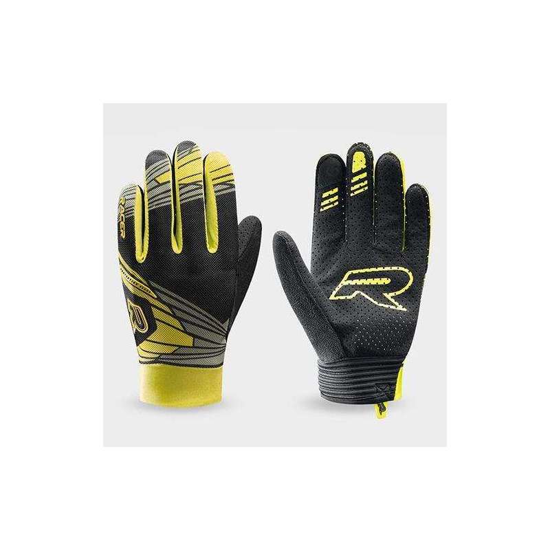 Gants enfant RACER LIGHT SPEED 3 Mesh Noir-Jaune