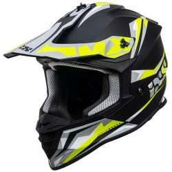 Motocrosshelm iXS362 2.0 -schwarz matt-gelb fluo