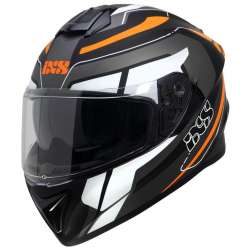 Integralhelm iXS216 2.2 -grau-schwarz-orange fluo