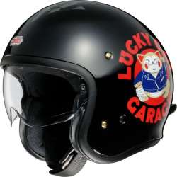 Casque jet J-O The ucky Cat Garage TC-5