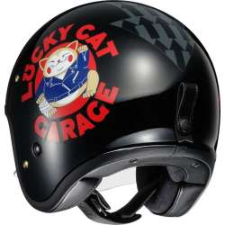 Casque jet J-O The ucky Cat Garage TC-5