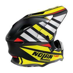 Motocrosshelm N53 Cliffjumper  N°75-schwarz matt-gelb