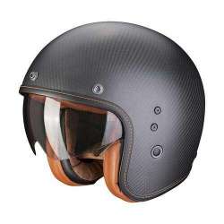 Casque jet SCORPION BELFAST EVO CARBON Noir Mat